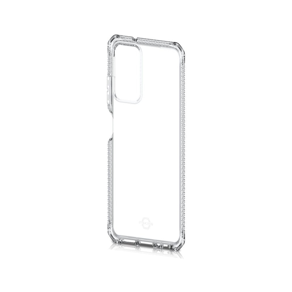 Itskins Spectrum // Clear Protective Phone Case Compatible With Galaxy A03s, Slim Hybrid Case, Anti-Yellowing, And Heavy Duty Shockproof Cover, Military Phone Case - Transparent - 888842631770