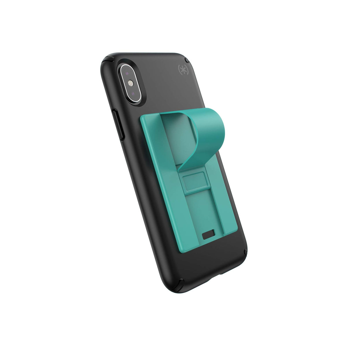 Speck Products Grabtab Cell Phone Holder And Stand, Works With Most Cell Phones - Caicos Teal/Jet Ski Teal - 848709066930