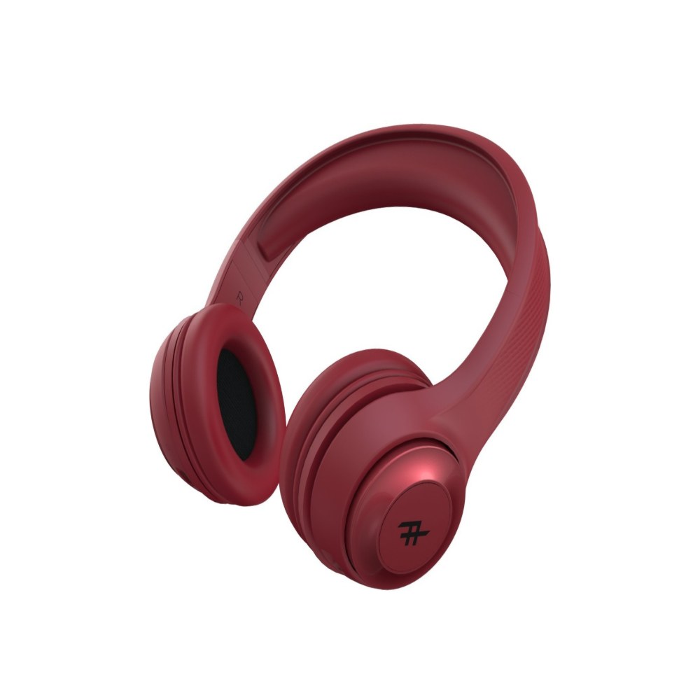 Ifrogz Audio - Toxix Wireless Over-The-Ear Wireless Headphones - Red - 848467065008