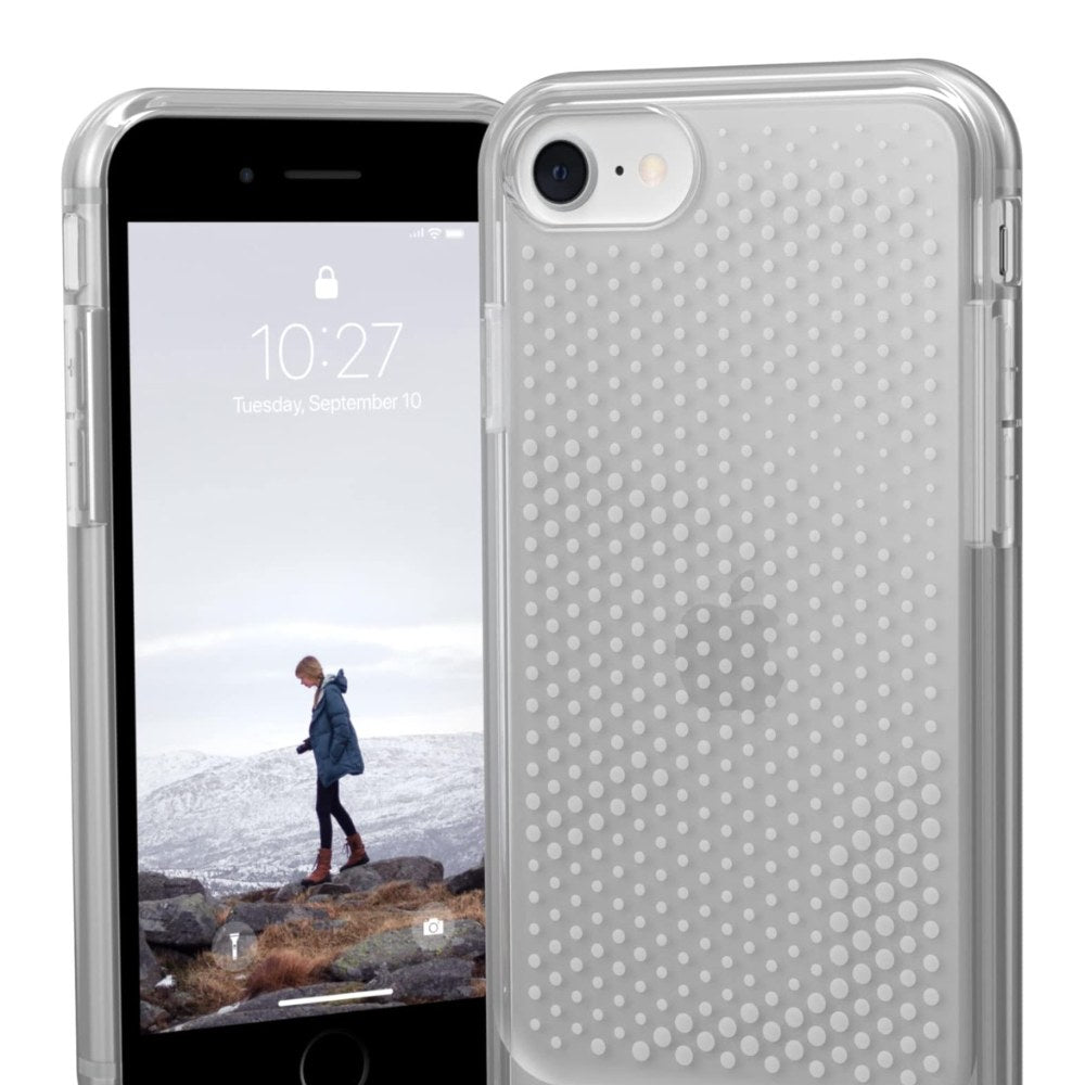 Urban Armor Gear [U] By Uag Designed For Iphone Se (2022) Case [4.7-Inch Screen] Alton Slim Fit Lightweight Stylish Transparent Impact Resistant Protective Phone Cover, Ice - 840283900488