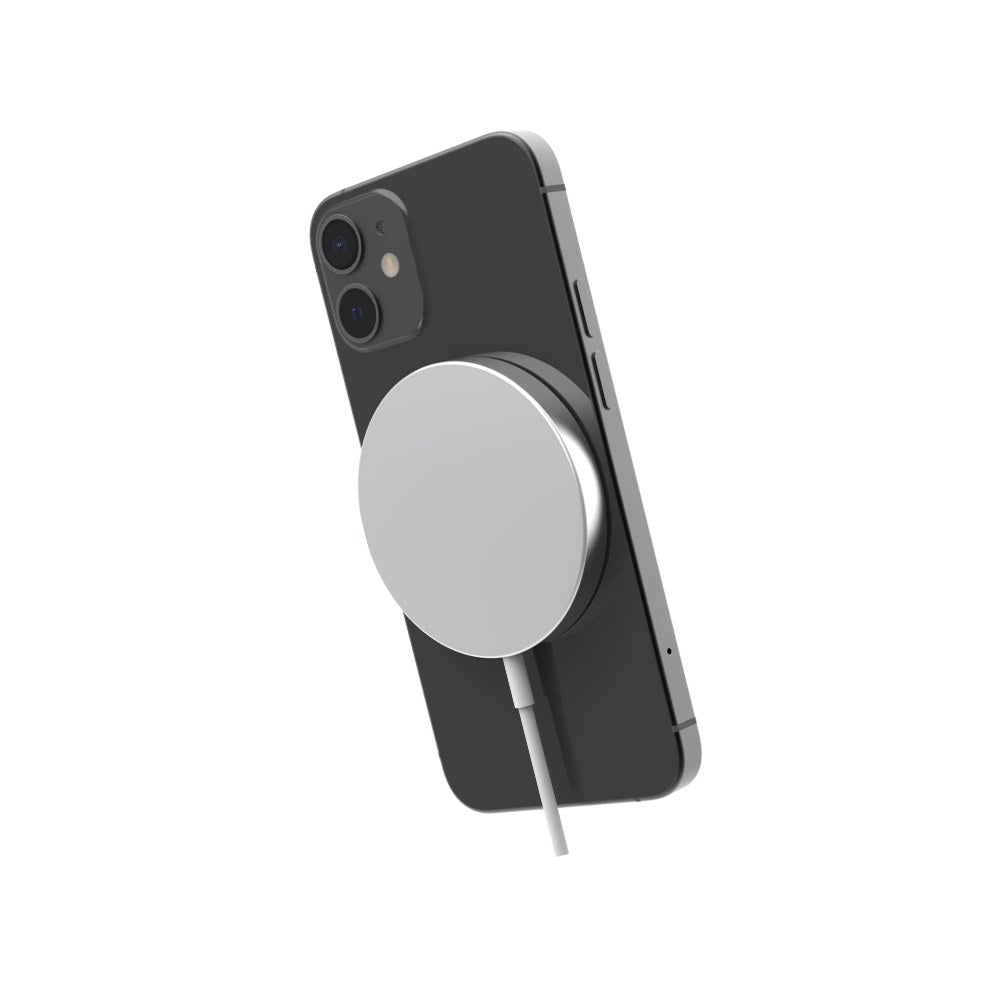 Puregear Round 15w Qi-Certified Fast Wireless Charging Pad For Iphone 13 / 13pro/ 13promax / 12/12 Pro Work With Magsafe Case - Fast Magnetic Wireless Charger, Airpods/Iphone 11, Galaxy S21 S20 &More - 810032998820