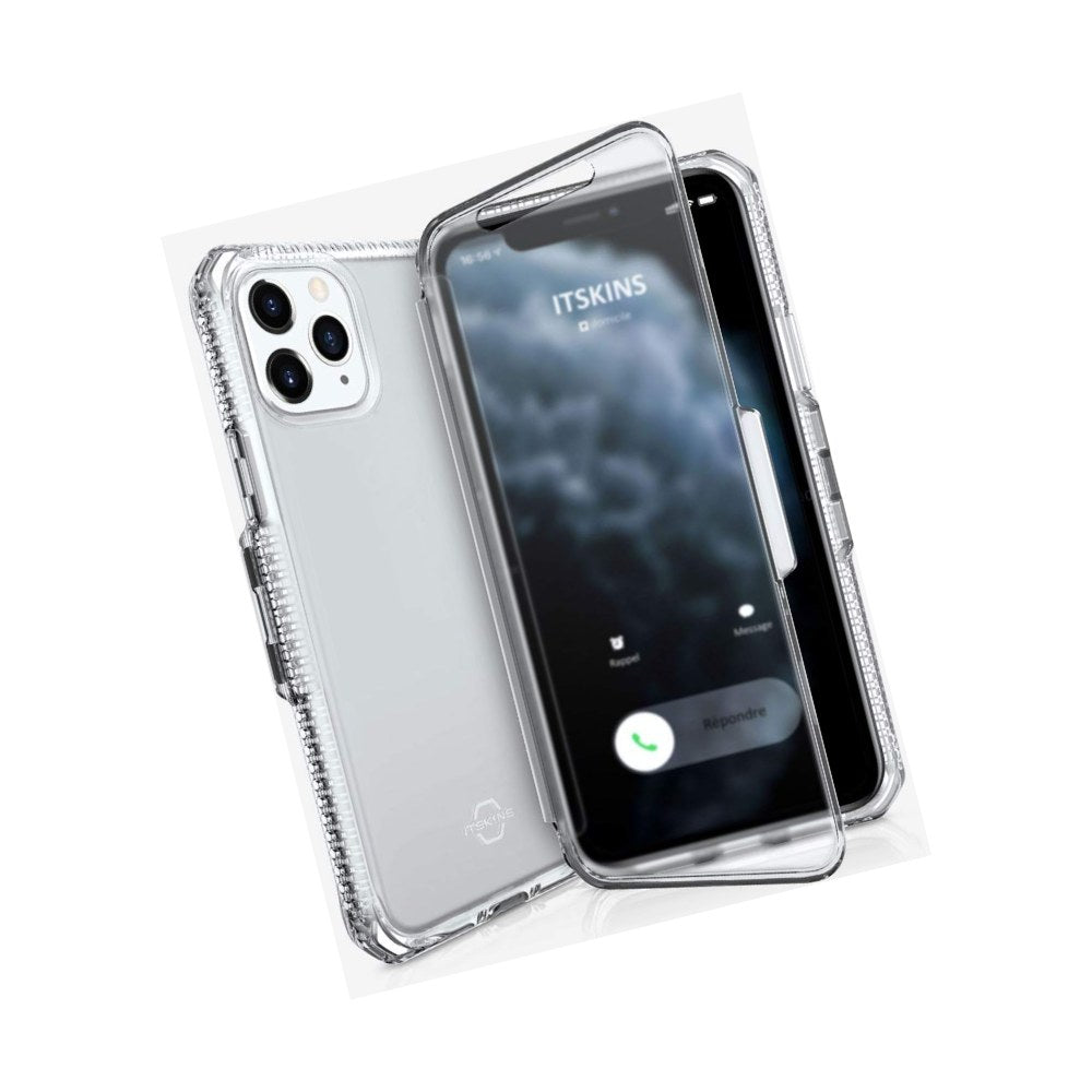 Itskins Spectrum Vision Clear Protective Phone Case Compatible With Iphone 11 Pro, Slim Hybrid Case, Anti-Yellowing, And Heavy Duty Shockproof Cover, Military Phone Case | Transparent - 4894465653880