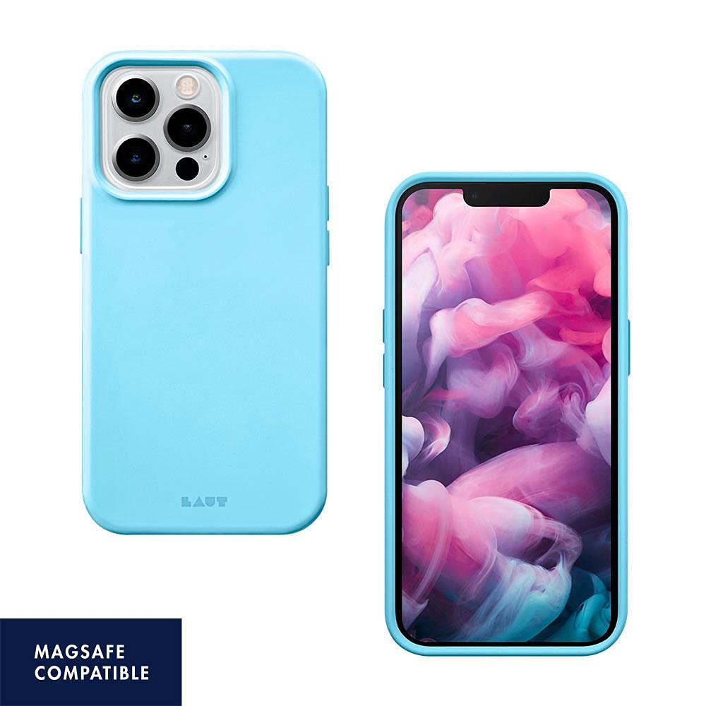 Laut - Huex Pastel Case With Magsafe Compatible With Iphone 13 Pro Max (6.7") | Silky Smooth | Tactile Buttons • Baby Blue - 4895206925709