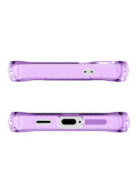 Itskins Hybrid R // Vapor Magnetic Matte Protective Phone Case For Galaxy S25, Compatible With Magsafe, Anti-Yellowing Cell Phone Cover, Military Grade Protective Bumper - Light Purple - 888842830470