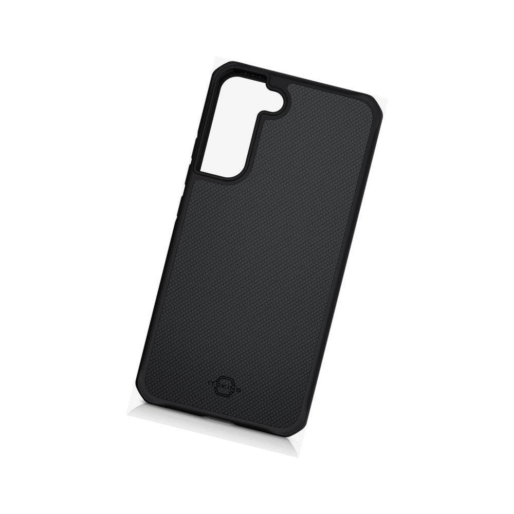 Itskins Hybrid Ballistic Protective Phone Case Compatible With Galaxy S22+ 5g, Slim Hybrid Case, Anti-Slip, Heavy Duty Shockproof Cover, Military Phone Case | Black - 888842913807