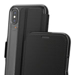 Gear4 Oxford Folio Designed For Iphone X/Xs Case, Advanced Impact Protection By D3o, Booklet Case - Black - 4895200203681