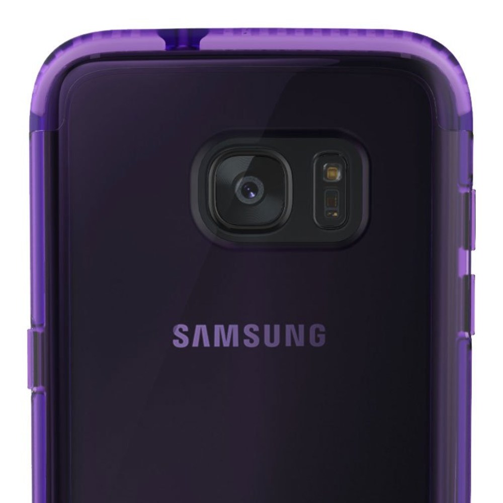 Tech21 Evo Frame Case For Samsung Galaxy S7 Edge - Hopeline Purple - 738516476247