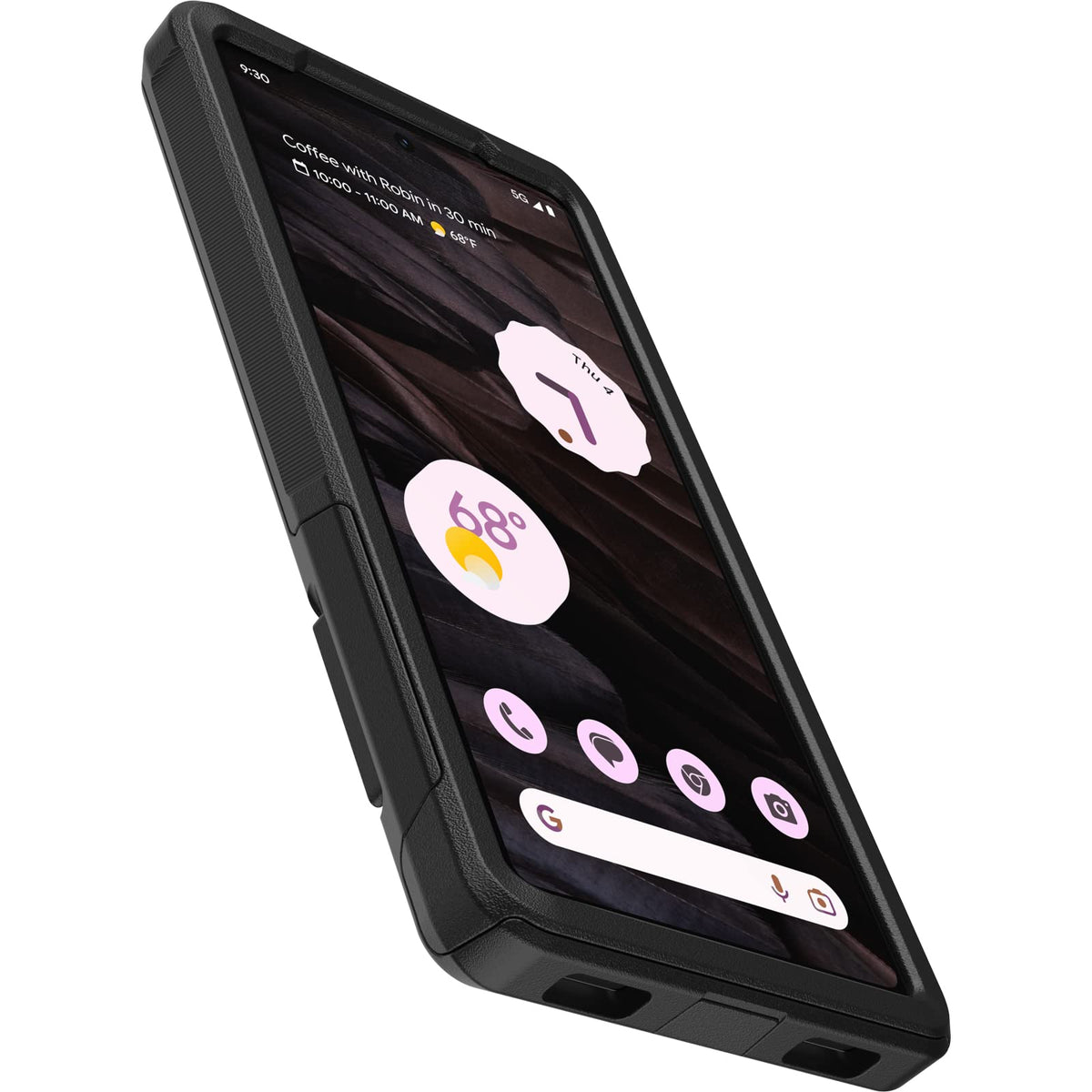 Otterbox Google Pixel 7a Commuter Series Case - Black, Slim & Tough, Pocket-Friendly, With Port Protection - 840304724260