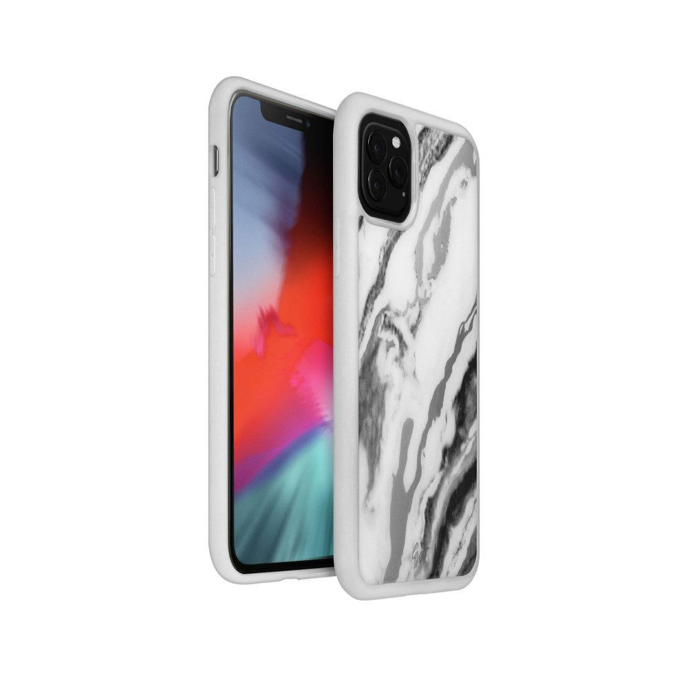 Laut | Mineral Glass For Iphone 11 Pro | Tempered Glass Back | Scratch Resistant | Mineral Pattern • Mineral White - 4895206910422