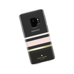 Kate Spade New York Protective Hardshell Case For Samsung Galaxy S9 - Multi Charlotte Stripe Black / Cream / Blush / Gold - 191058062840