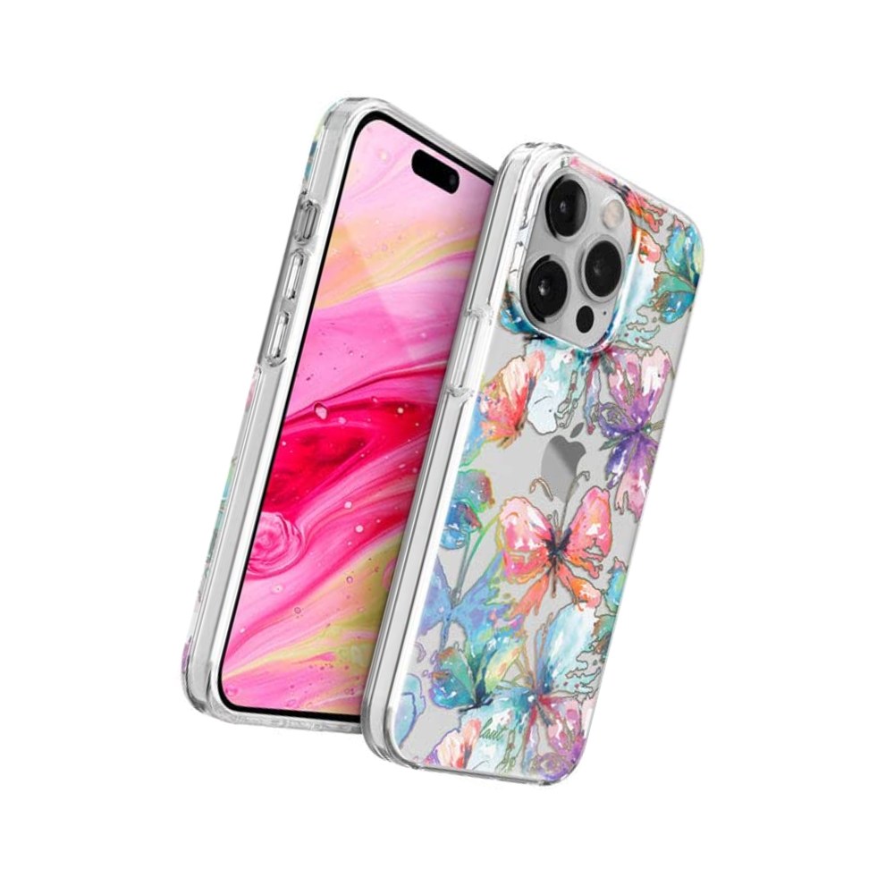 Laut - Crystal Palette Case Compatible With Iphone 14 Pro (6.1") - Butterfly - 4895206929691
