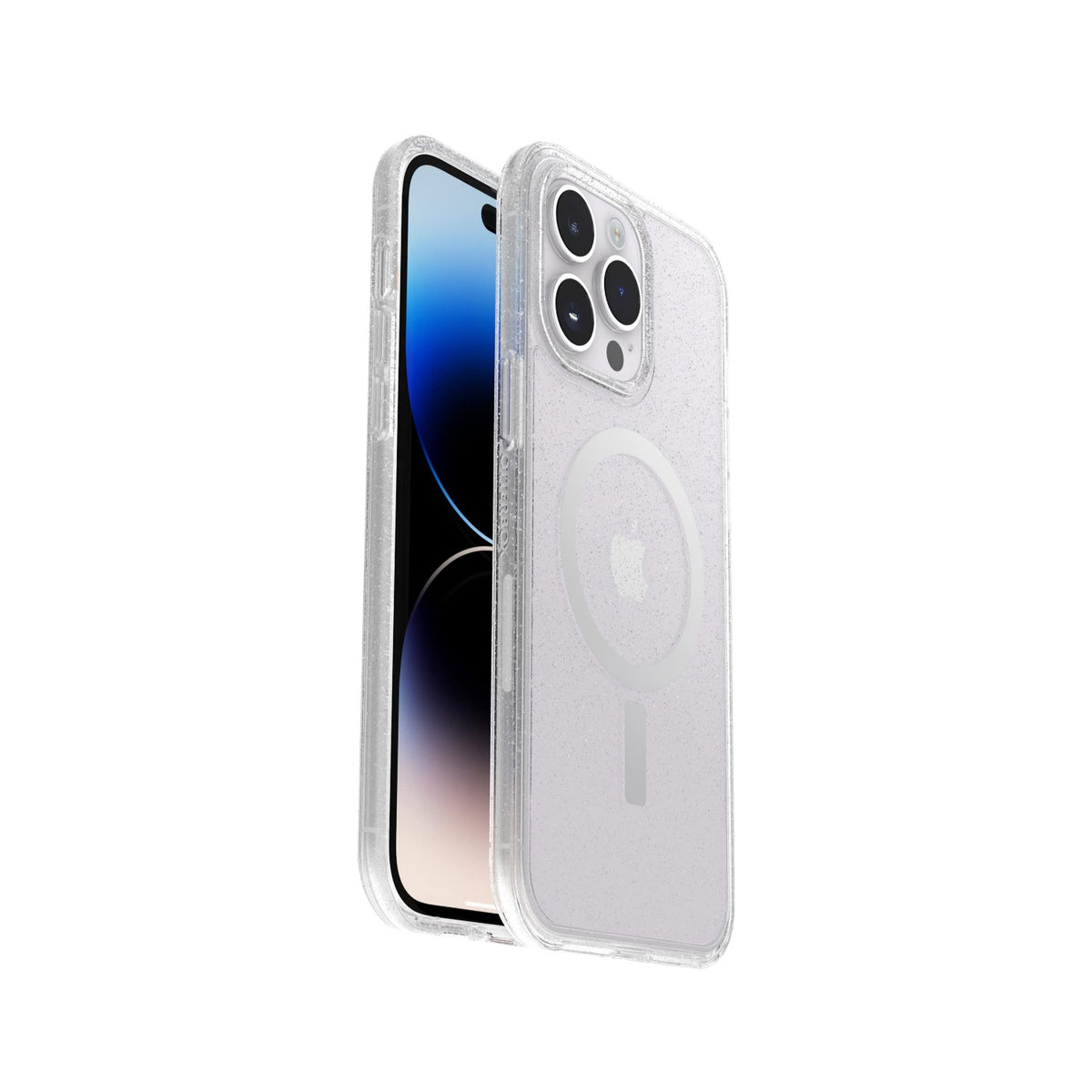 Otterbox Iphone 14 Pro Max (Only) Symmetry Series+ Case - Stardust (Clear/Glitter), Ultra-Sleek, Snaps To Magsafe, Raised Edges Protect Camera & Screen - 840262388993