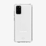 Itskins Hybrid Clear Protective Phone Case Compatible With Samsung Galaxy S20 Plus, Slim Hybrid Case, Anti-Yellowing, And Heavy Duty Shockproof Cover, Military Phone Case |Transparent - 4894465459260