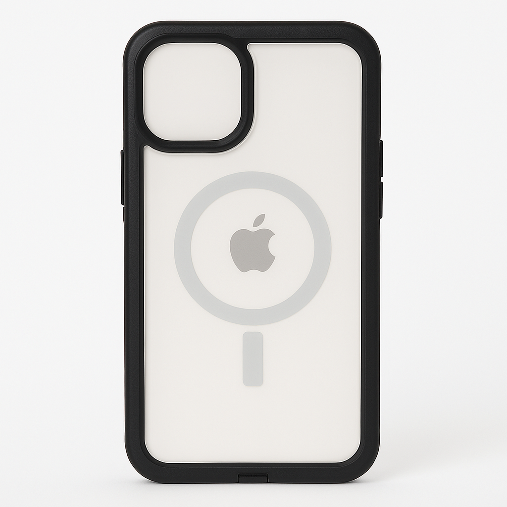 OtterBox Defender Series XT Case MagSafe For iPhone 14 Plus Clear Black Crystal