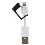 Nite Ize Powerkey Mini Power Cord - 3" Portable Apple Lightning Cord With Protective Key Chain Case - Black - 094664034976
