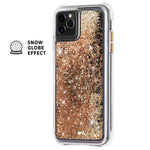 Case-Mate - Waterfall - Glitter Case For Iphone 11 Pro - 5.8 Inch - Gold - 846127185592
