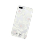 Incipio Apple Iphone 6 Plus/6s Plus/7 Plus/8 Plus Kate Spade Hard-Shell Case - Hollyhock Floral Clear/Cream With Stones - 191058038753