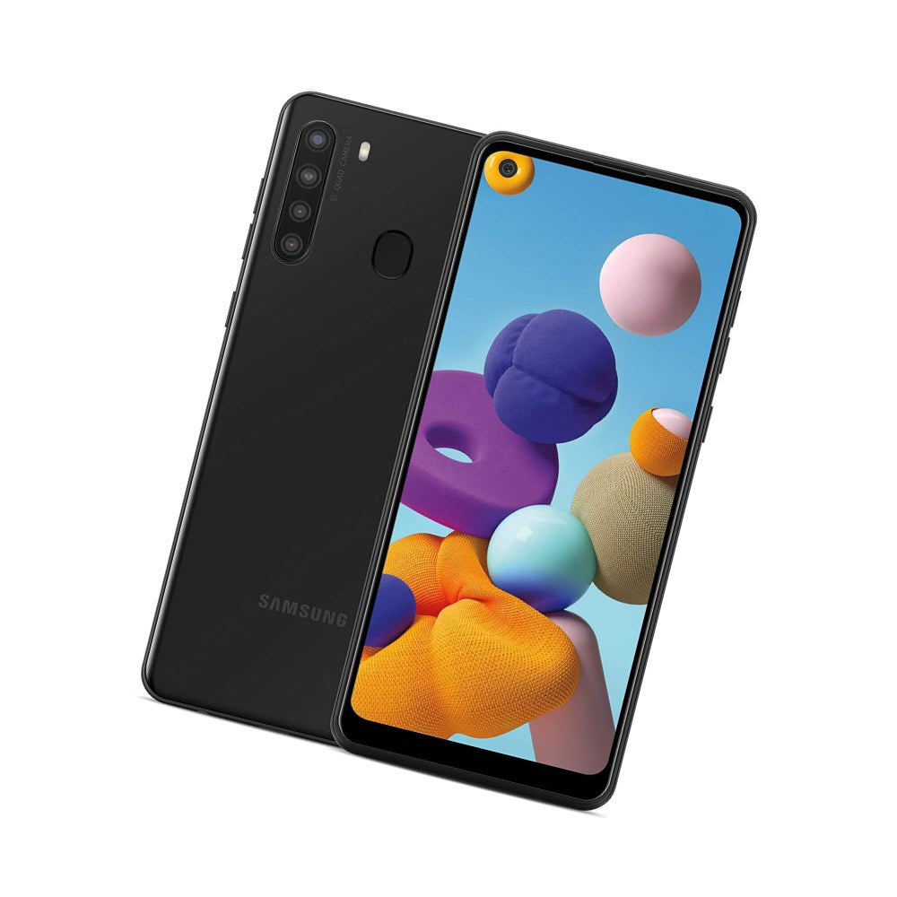 Samsung Galaxy A21 (Sm-A215u) 32g Black Grade C - For Use On (Boost Only)