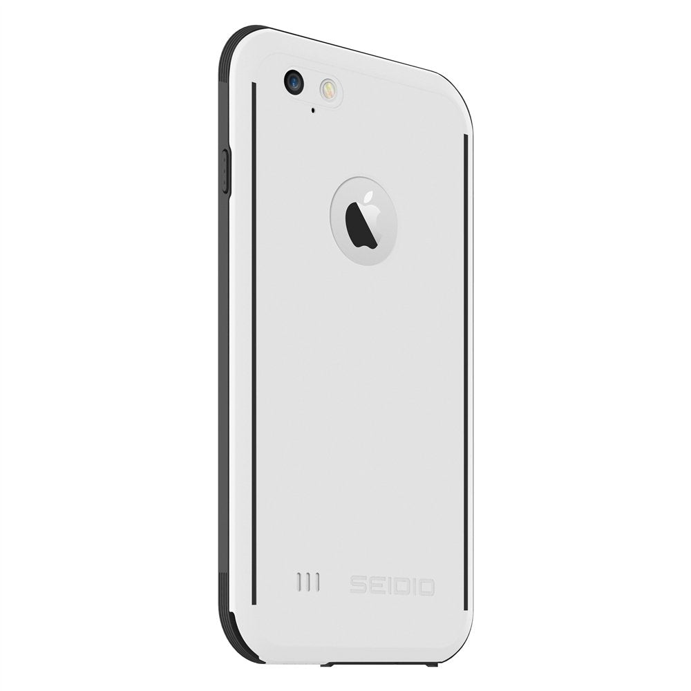 Seidio Obex Waterproof Case For The Iphone 6 Plus/6s Plus [Drop Proof] [Everyday Protection] - Retail Packaging - White/Gray - 849718009895
