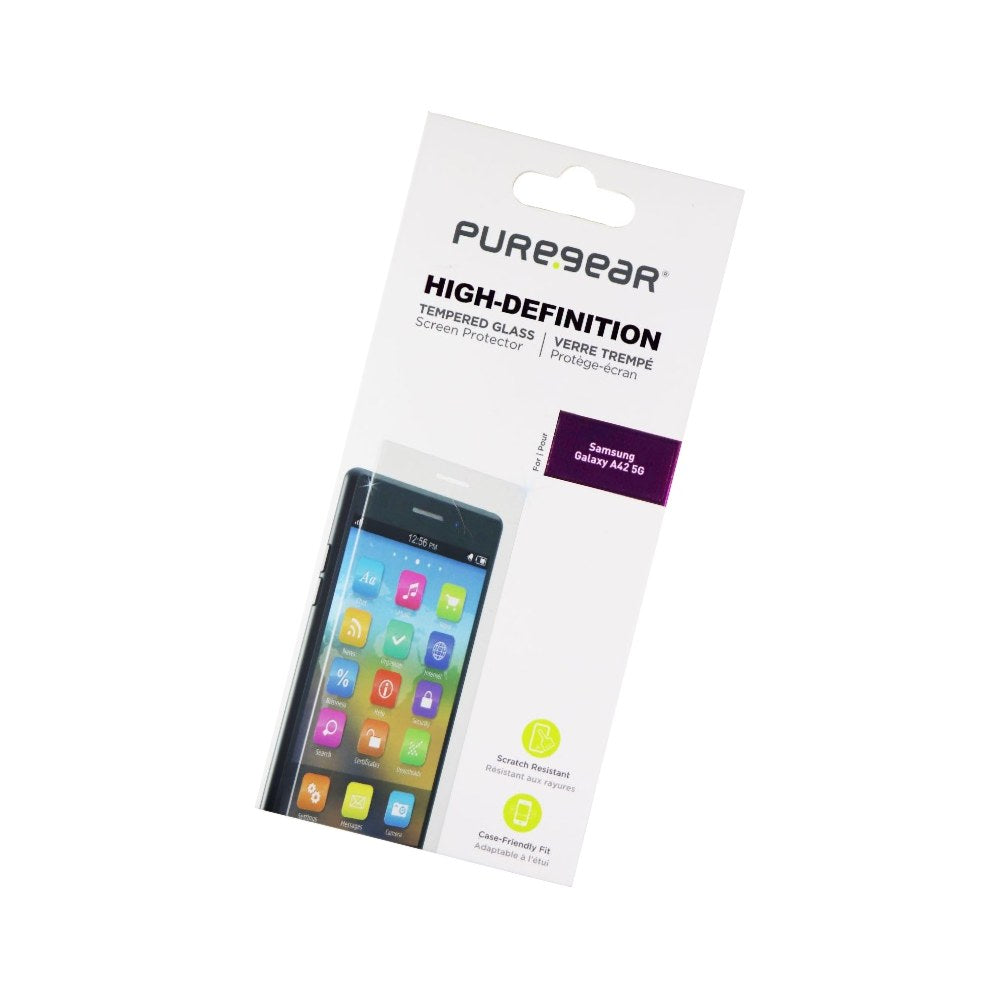 Puregear Hd Tempered Glass Screen Protector For Samsung Galaxy A42 5g - Clear - 810032994617