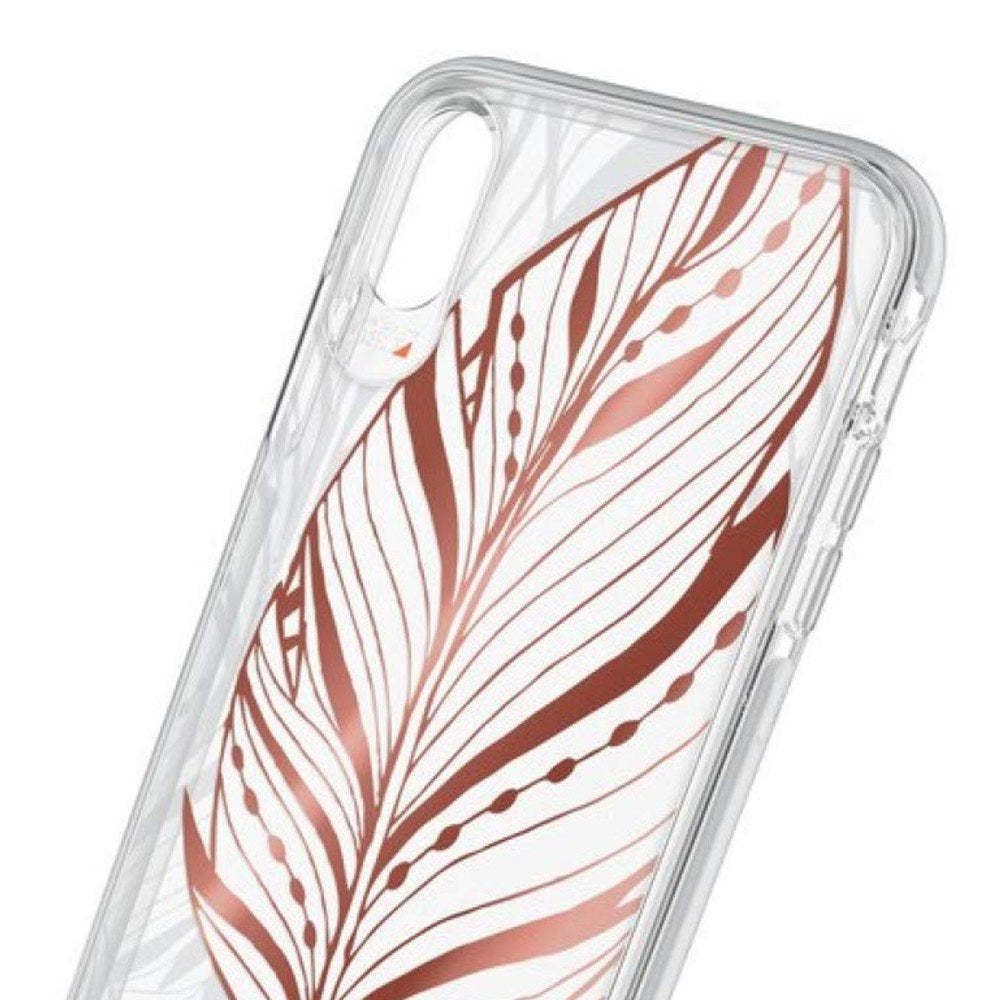 Gear4 Victoria Protective Fashion Case With Advanced Impact Protection [ Protected By D3o ], Slim, Stylish Design For Iphone Xr (Tribal Leaf) - 4895200205661