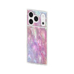 Flaunt Official Square Iphone 17 Pro Case - Pink Mother Of Pearl - 840171753363