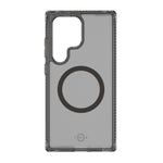 Itskins Hybrid R // Vapor Magnetic Matte Protective Phone Case For Galaxy S25 Ultra, Compatible With Magsafe, Anti-Yellowing Cell Phone Cover, Military Grade Protective Bumper - Smoke - 888842831910