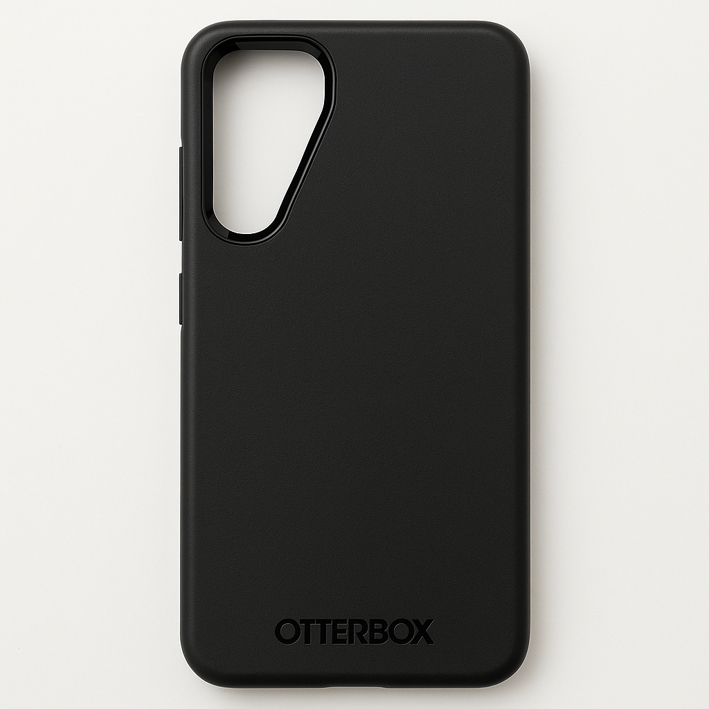 Otterbox Galaxy S23 Symmetry Series Case - Black, Ultra-Sleek, Wireless Charging Compatible, Raised Edges Protect Camera & Screen - 840304713172