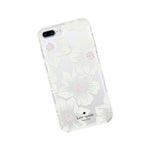 Incipio Apple Iphone 6 Plus/6s Plus/7 Plus/8 Plus Kate Spade Hard-Shell Case - Hollyhock Floral Clear/Cream With Stones - 191058038753