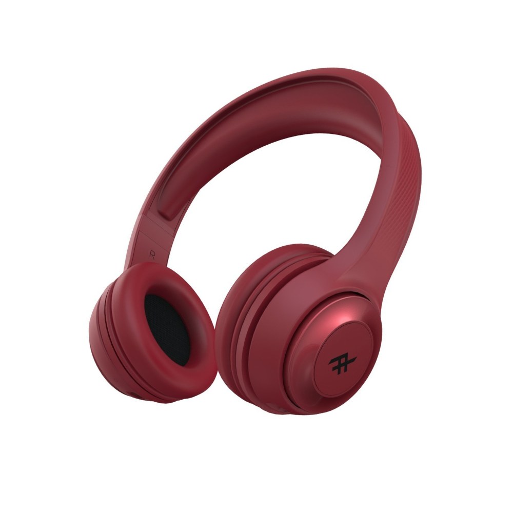 Ifrogz Audio - Toxix Wireless Over-The-Ear Wireless Headphones - Red - 848467065008