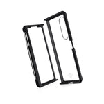 Itskins Hybrid Solid Case For Galaxy Z Fold3 5G Black Transparent
