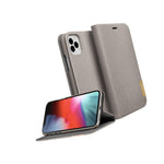 Laut | Prestige Folio For Iphone 11 Pro | 2x Card Pockets | Saffiano Vegan Leather • Black - 4895206910767