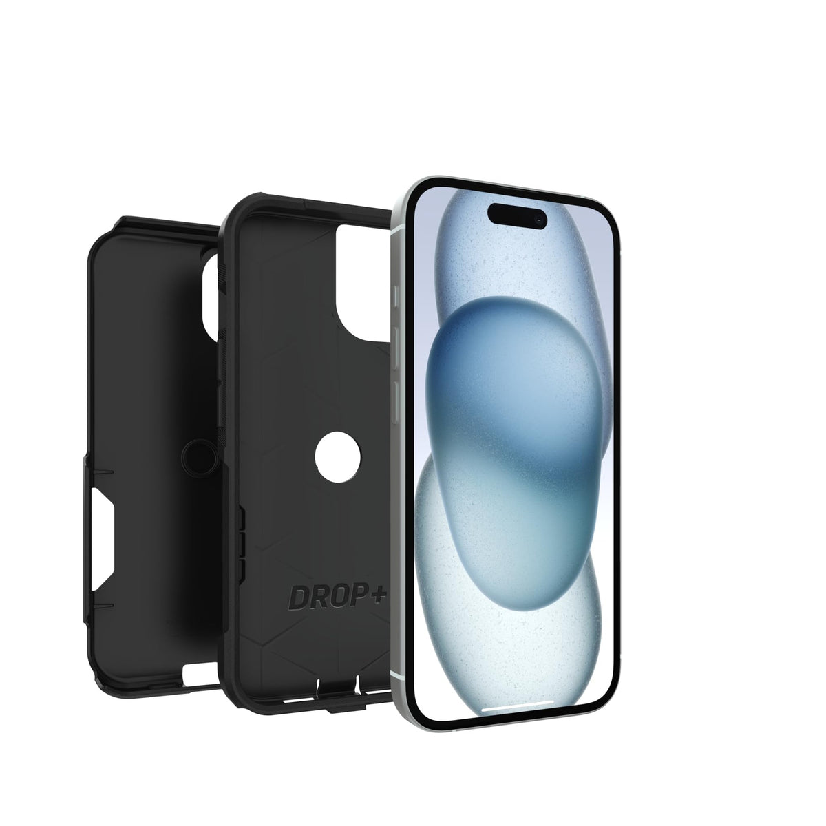 Otterbox Iphone 17e, 16e, 15, 14, & 13 Commuter Series Case - Black, Slim & Tough, Pocket-Friendly, With Port Protection - Thin & Protective Iphone Case, Dual-Layer, Impact Absorbing Iphone Case - 840304729968