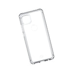 Itskins Hybrid // Clear For Moto One 5g Ace (2021) Usa Version, Protective Phone Case, Slim Hybrid Case, Anti-Yellowing, And Heavy Duty Shockproof Cover, Military Phone Case - Transparent - 4894465462239