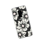 Kate Spade New York Phone Case | For Samsung Galaxy S9 Plus | Protective Clear Crystal Phone Cases With Slim Design And Drop Protection - Hollyhock Floral Clear / Cream With Stones - 191058062833