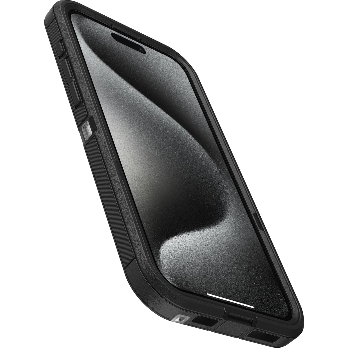 Otterbox Iphone 15 Pro Max (Only) Defender Series Xt Clear Case - Dark Side (Black/Clear), Screenless, Rugged, Snaps To Magsafe, Lanyard Attachment - 840304736829