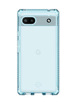 Itskins Spectrum // Clear Compatible With Google Pixel 6a, Protective Phone Case, Slim Hybrid Case, Anti-Yellowing, And Heavy Duty Shockproof Cover, Military Phone Case - Transparent - 4894465308186