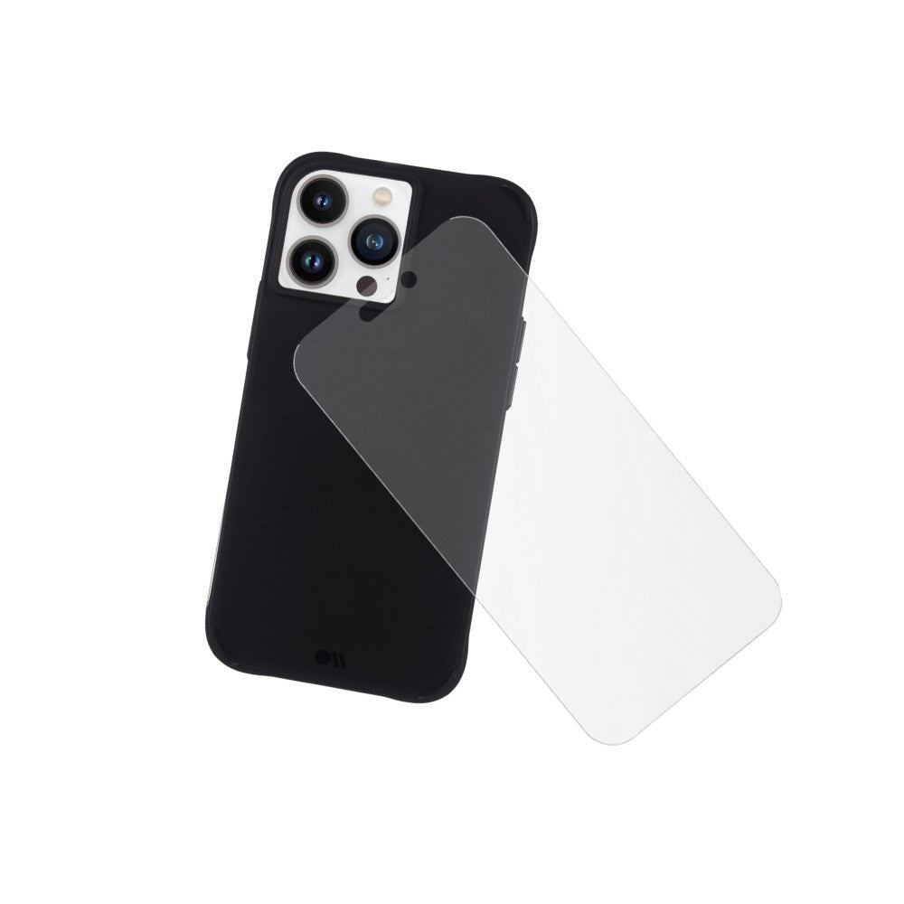 Case-Mate [3 In 1 Protection Pack - Iphone 14 Pro Max Case (Tough Black), Tempered Glass & Lens Protector-15ft Drop Protection, Compatible With Magsafe & Wireless Charging - Shockproof Anti Yellowing - 840171720051