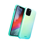 Laut | Huex Fades For Iphone 11 Pro Max | Color Fade Iridescent Design | Air Frame Technology | 13ft./ 4m Impact Protection | Easy To Snap On & Off | Qi Wireless Charger Compatible • Mint - 4895206911504