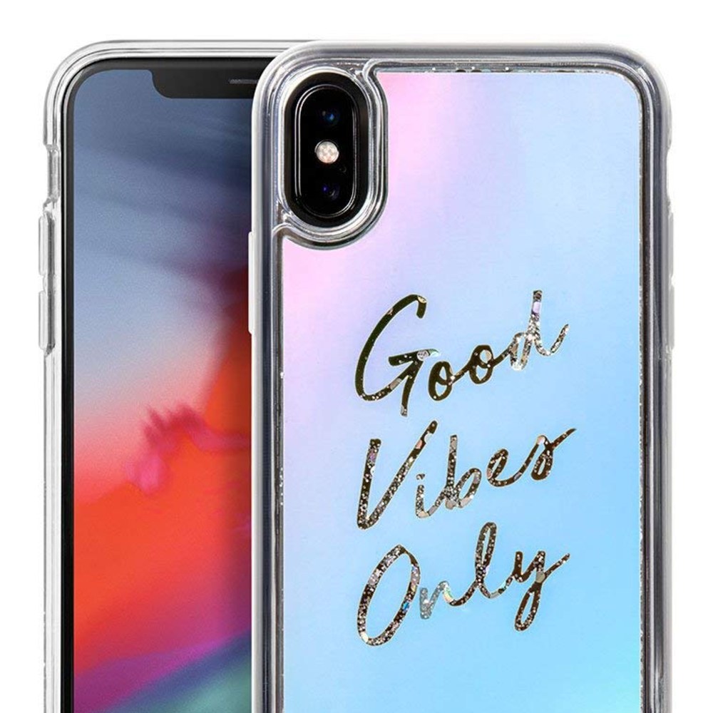 Laut - Good Vibes Only For Iphone Xs/Iphone X | Durable | Good Vibes | Reflective Glitter - 4895206906272