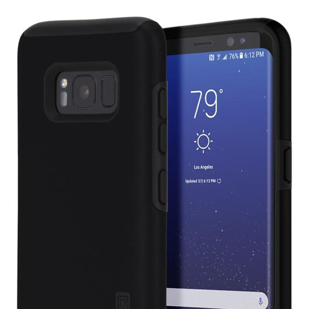 Incipio Dualpro Case For Samsung Galaxy S8+ - Black/Black - 191058013033