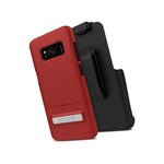 Seidio Surface Combo For Samsung Galaxy S8 - Dark Red/Black - 849718019603