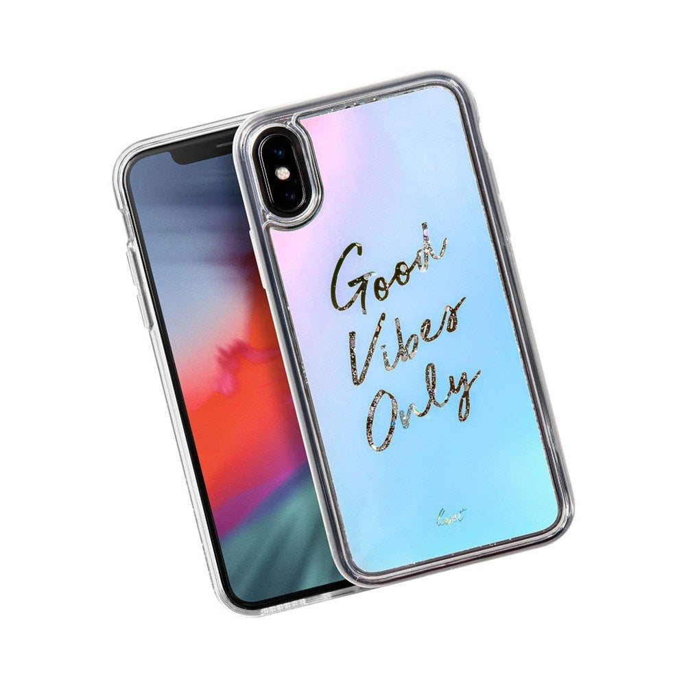 Laut - Good Vibes Only For Iphone Xs/Iphone X | Durable | Good Vibes | Reflective Glitter - 4895206906272