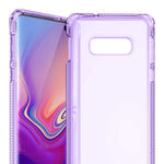 Itskins Spectrum Clear Protective Phone Case Compatible With Galaxy S10e, Slim Hybrid Case, Anti-Yellowing, And Heavy Duty Shockproof Cover, Military Phone Case - Light Purple - 4894465394318