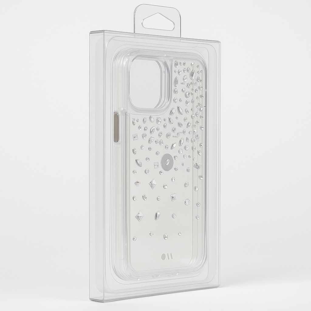 CaseMate iPhone 13 Karat Crystal Clear Bumper Shock Absorbing Case