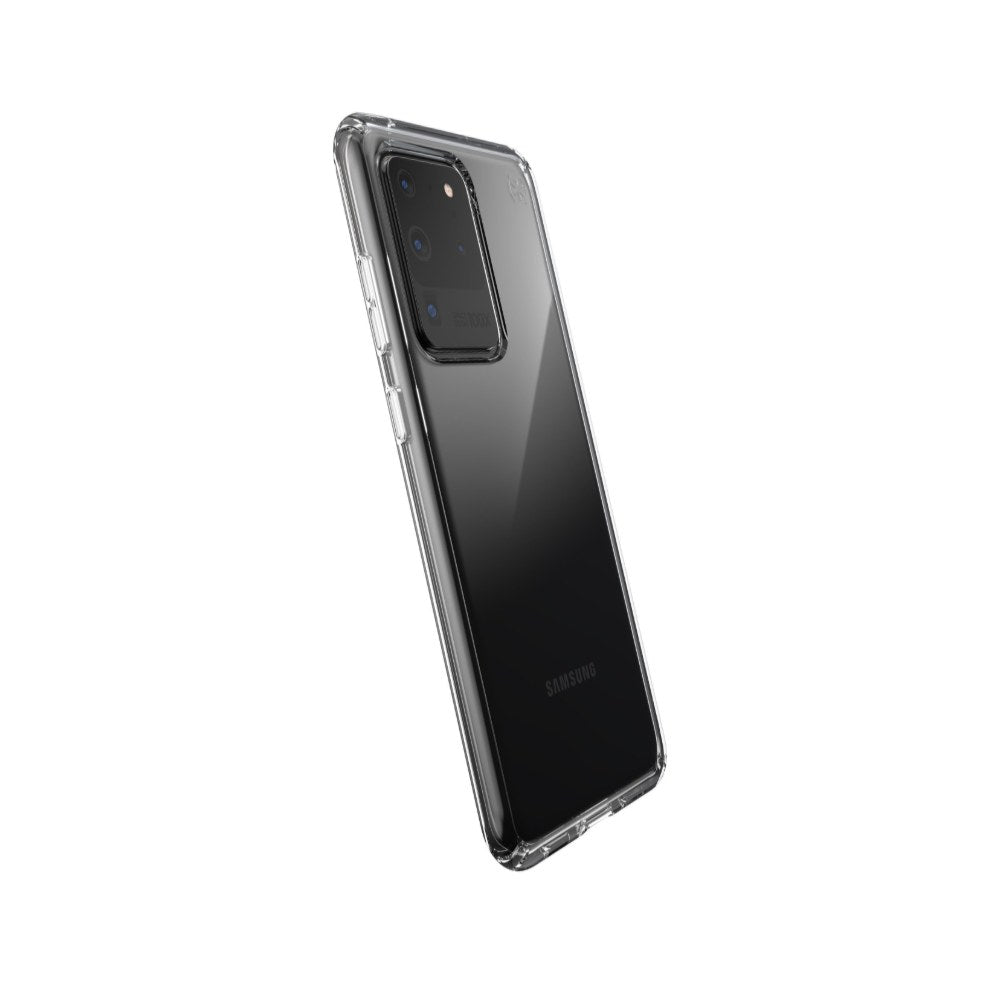 Speck Products Presidio Perfect-Clear Samsung Galaxy S20 Ultra Case, Clear/Clear (136383-5085) - 848709085023