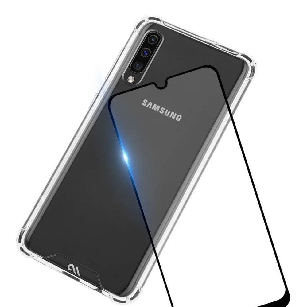 Case Mate Clear Tough Case With Glass Screen Protector For Samsung Galaxy A50