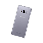 Samsung Galaxy S8 Clear Protective Cover, Orchid Grey - 598660