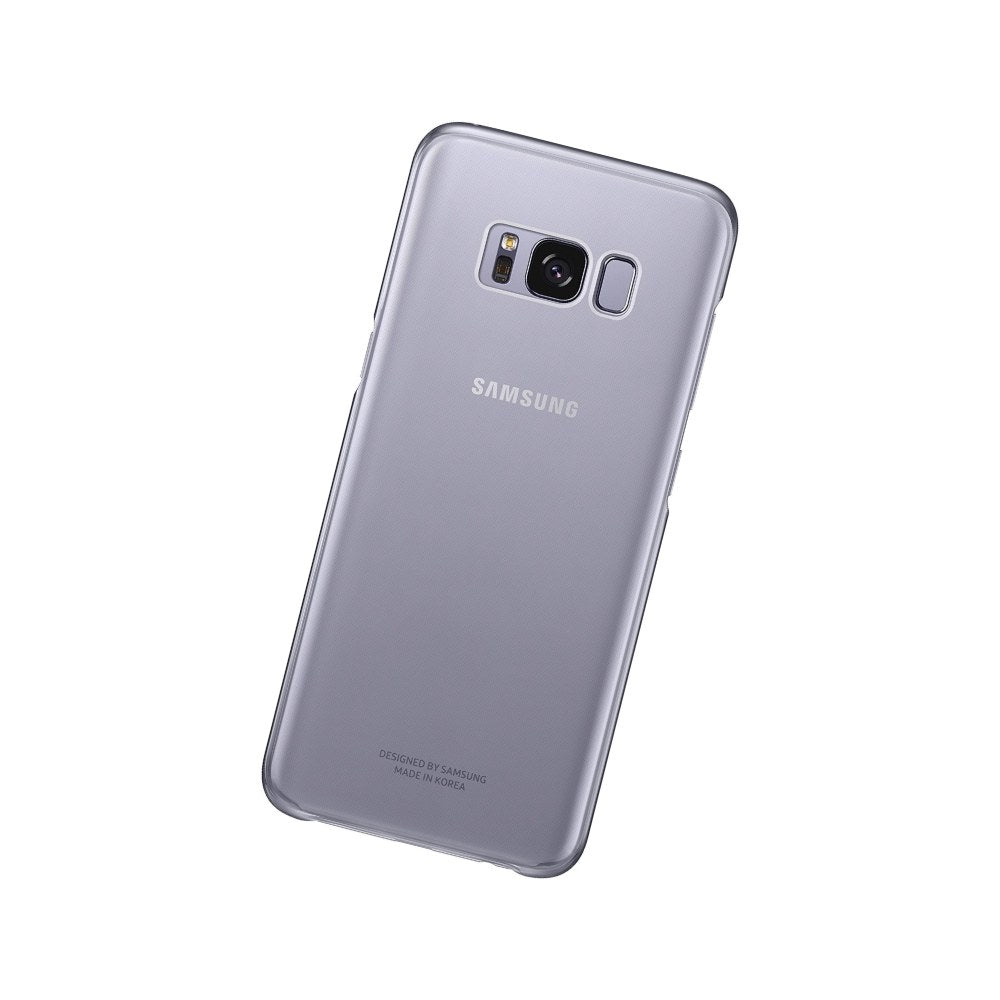 Samsung Galaxy S8 Clear Protective Cover, Orchid Grey - 598660
