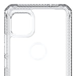Itskins Hybrid // Clear For Moto One 5g Ace (2021) Usa Version, Protective Phone Case, Slim Hybrid Case, Anti-Yellowing, And Heavy Duty Shockproof Cover, Military Phone Case - Transparent - 4894465462239